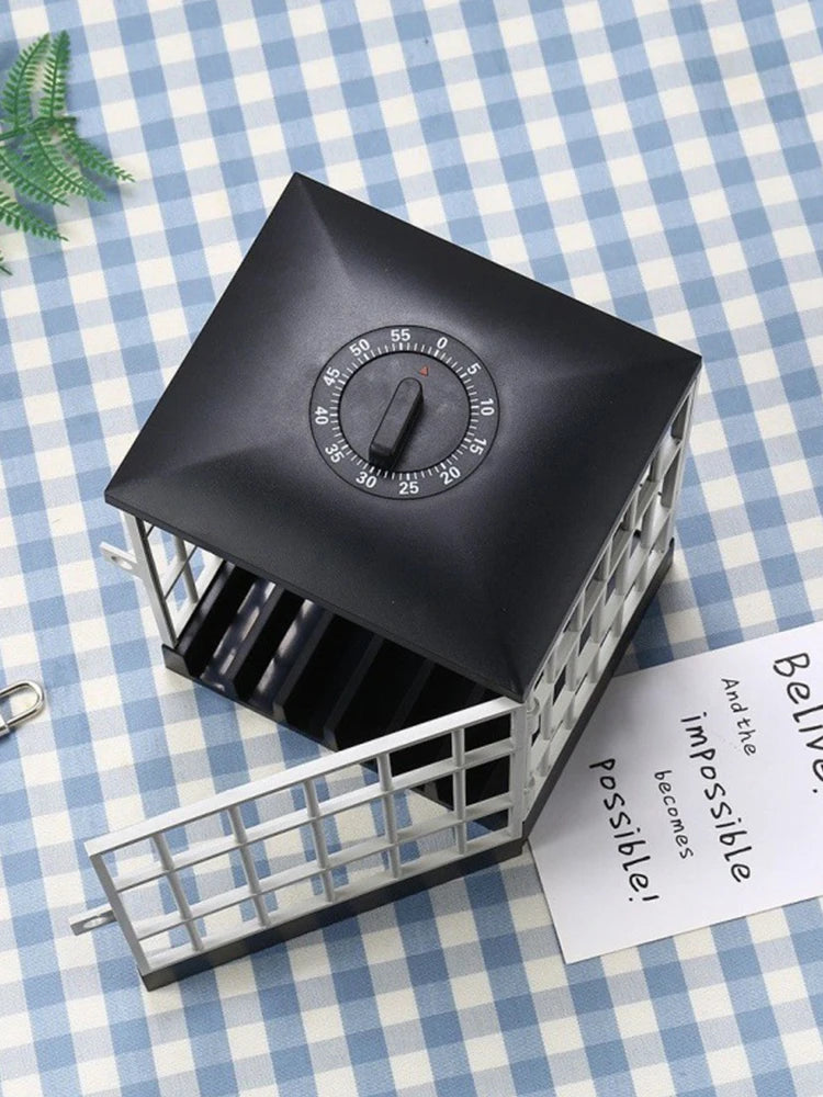 Cell Phone Jail with Timer Creative Cell Prison Lock for Party Home Table Office Cell Phone Cage Prison Cell Phone Storage Box