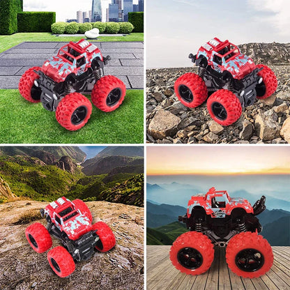 Hot Toys Car Monster Truck Four-wheel Drive Vehicle Stunt Dump Car Inertia Car Toy Dinosaur Pull Back Children Toy Boy Girl Gift