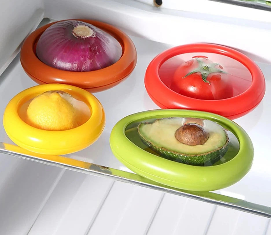 Creative Kitchen Storage Box Fruit Vegetable Container Fresh Box Avocado Tomato Lemon Onion Fresh-Keeping Crisper Kitchen Gadget