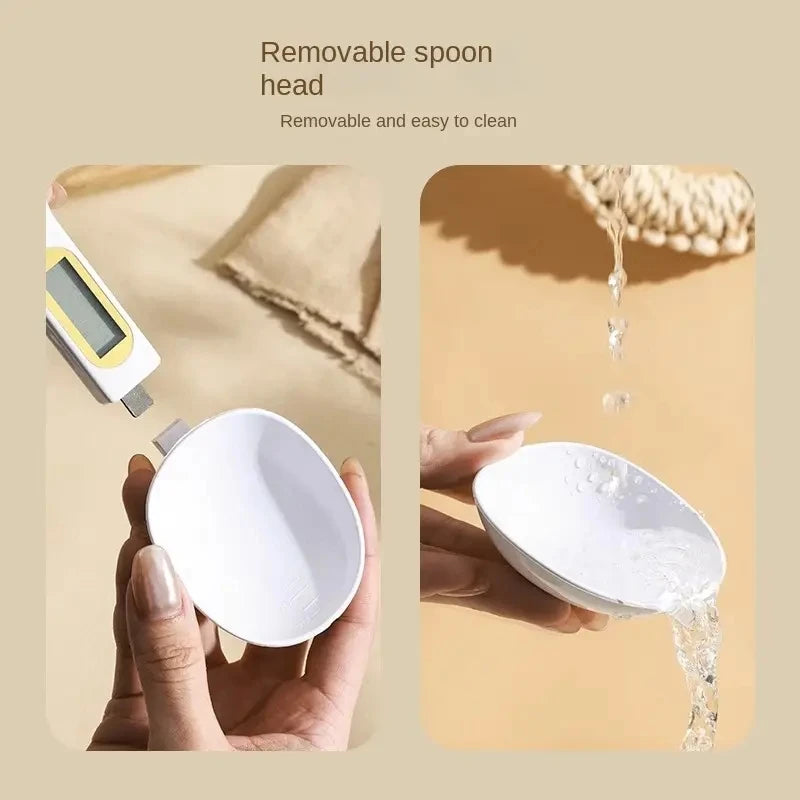 500g/0.1g Scale Weighing Spoon Kitchen Electronic Scale LCD Display Digital Weight Measuring Spoon Digital Spoon Scale Tool