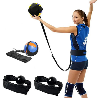 1 Set Volleyball Spike Trainer Belt Compact Size Length Adjustable Elastic Volleyball Spike Training Tool Training Equipment