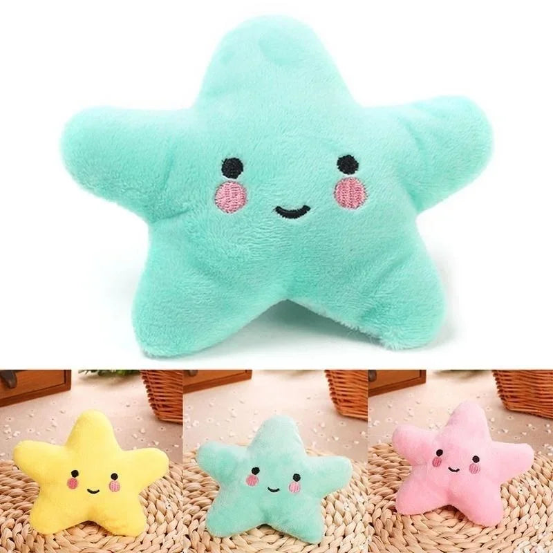 Pet Toy Plush Sounding Pentagram Toy Pet Playing Fun Dog Toys Cat Toys Pet Supplies