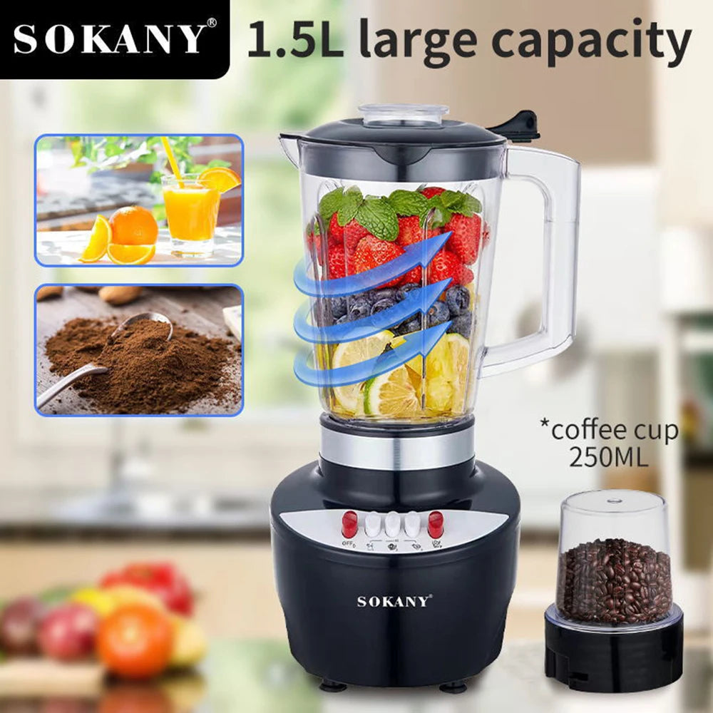 220v SK-JB-182 Juicer Cooking Machine Household Small Multi functional Automatic Blender