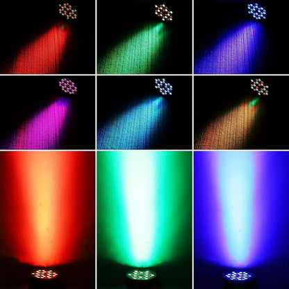 36 LED RGB Party Light Laser DJ Disco DMX 512 Lighting Effects Cound Activated For Christmas Party Bar Club Wedding Par Lamp