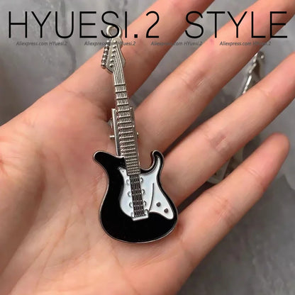 Funny Mini Guitar Shaped Hair Clips Vintage Gilrs Metal Duckbill Hairpin Barrettes Women Sides Bangs Hairpins