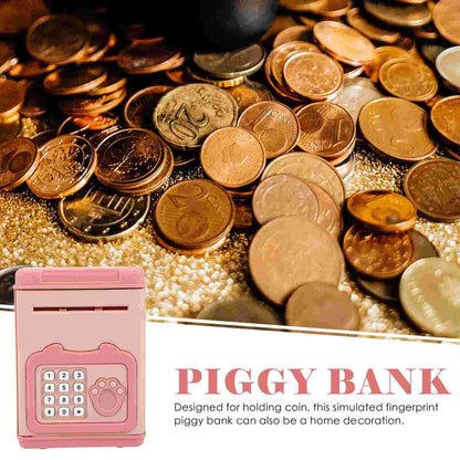 Electric Piggy Bank Toddler Desktop Coin Container Boys Banks for Kids Cartoon Plastic Party Favor Toys