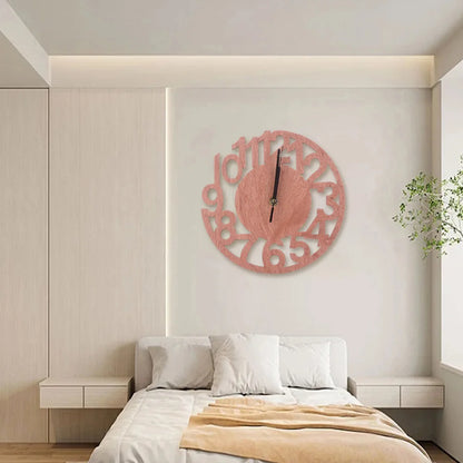 Silent Wall Clock Bird Decor 23cm Battery Operated Wall Clock Noiseless Quartz Wall Clock Decor For Porch Balcony Corridor