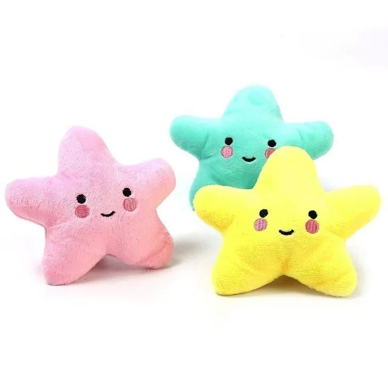 Pet Toy Plush Sounding Pentagram Toy Pet Playing Fun Dog Toys Cat Toys Pet Supplies