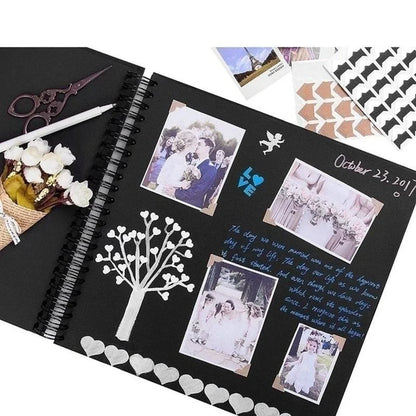 1PC Photo Albums Scrapbook Paper DIY Craft Album Scrapbooking Picture Album for Wedding Anniversary Gifts Memory Books