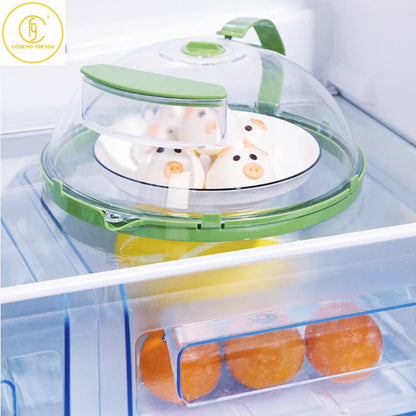 Creative Plastic Microwave cover for food Water Injection Diversion Section Oil Splash Proof Lid Family Kitchen Specialty Tools