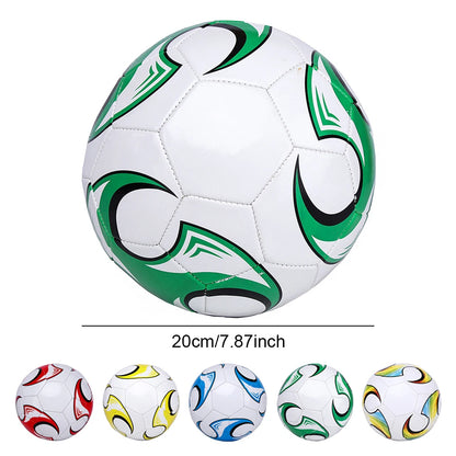 Cyclone Color Football Professional Soccer Ball Standard Size 4 Football PU  Leather  Machine-Stitched Football