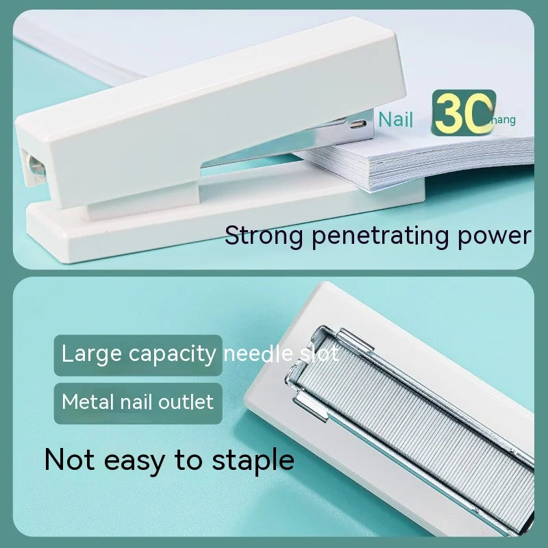 Desk Binding Paper Stapler, Book Binder, Durable, Colors, Stationery, Office Accessories, Fashion,Office & School Supplies