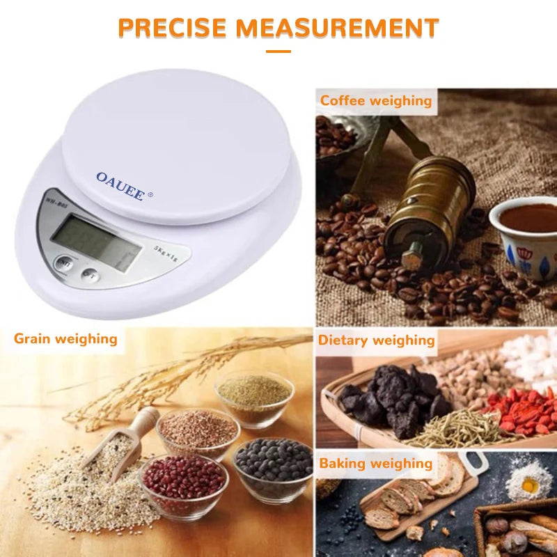 Towayer Portable Digital Scale LED Electronic Scales Postal Food Measuring Weight LED Electronic Scales Kitchen Accessories