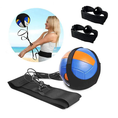 1 Set Volleyball Spike Trainer Belt Compact Size Length Adjustable Elastic Volleyball Spike Training Tool Training Equipment