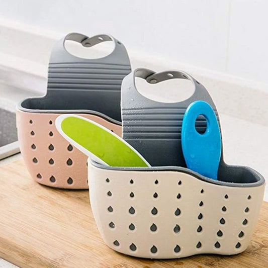 Sink plastic drainage basket storage hanging basket kitchen small items kitchen utensils storage rack drainage rack small tools