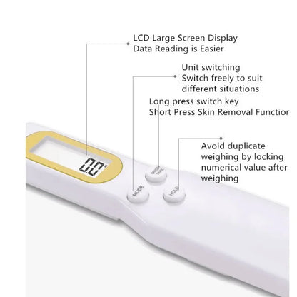 500g/0.1g Scale Weighing Spoon Kitchen Electronic Scale LCD Display Digital Weight Measuring Spoon Digital Spoon Scale Tool