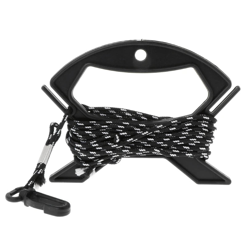 1Pc Black EDC Paracord Winder Spool Cord Tidy Holder Fishing Line Winder Cable Spools Rope Organizer Survival Outdoor Tool