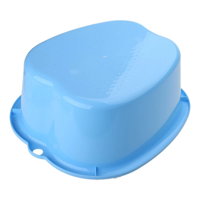 Plastic Large Foot Bath Spa Tub Basin Bucket for Soaking Feet Detox Pedicure Massage Portable 3 Colors G5AB