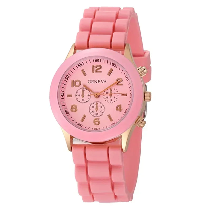 Women Watches 2024 New Fashion Luxury Brand Women Watch Silicone Strap Quartz Wrist Watch for Female Relogio Feminino Zegarki