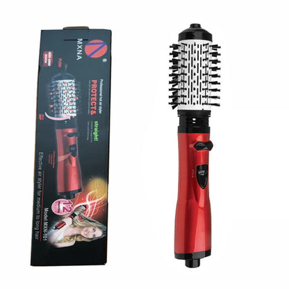 Hot selling portable 2-in-1 rotary hair dryer straight hair comb hot air brush negative ion hairstyle comb