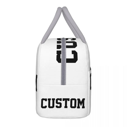 Custom Photo Logo Your Text Insulated Lunch Bags Cooler Bag Lunch Container Leakproof Tote Lunch Box Bento Pouch School Travel