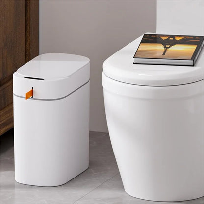 Joybos Smart Sensor Trash Can Home Electronic Trash Can Automatic Adsorption of Garbage Bags Kitchen Bathroom Living Room Supply