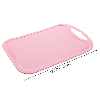 Plastic Chopping Block Meat Vegetable Cutting Board Non-Slip Anti Overflow With Hang Hole Chopping Board