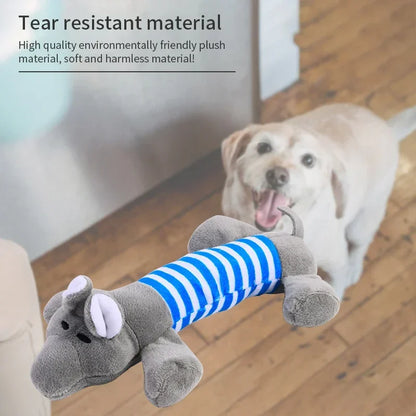 New Hot Pet Dog Toy Squeak Plush Toys For Dogs Supplies Fit for All Puppy Pet Sound Funny Durable Chew Molar  Cute Pets Supplies