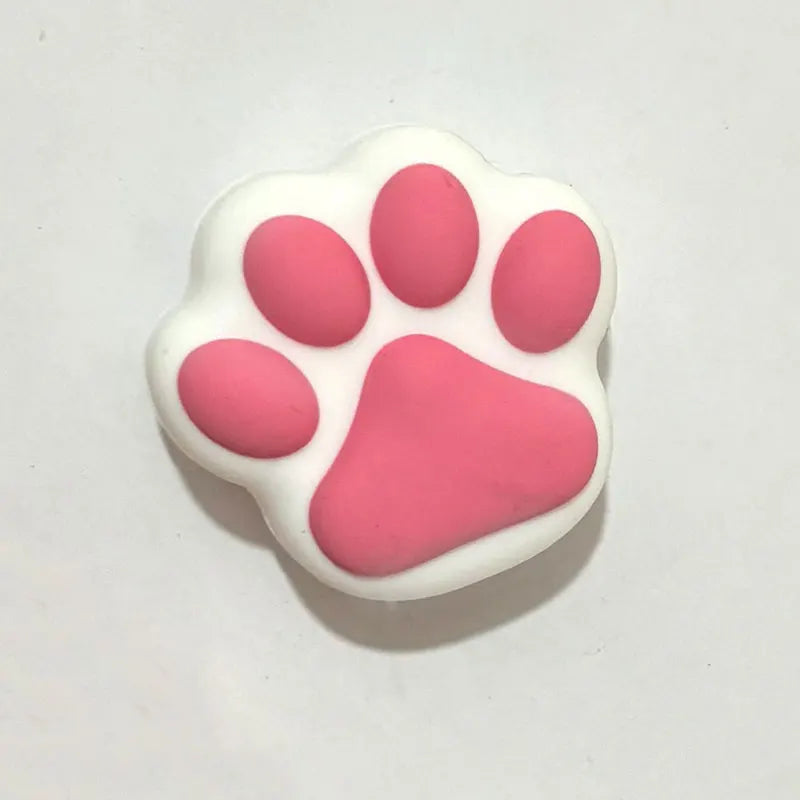 1pcs Dog Paw Shape Silicone Jar Cream Jars Pink Storage Case Gift Personalized 3ml