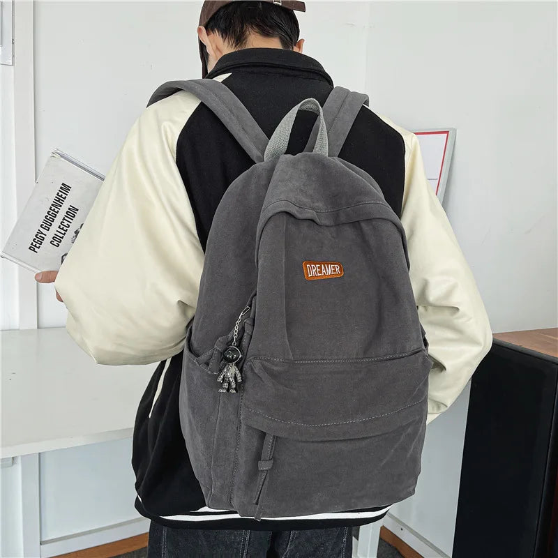 Fashion Big Backpack Lovers Travel Bagpack Women Laptop Mochila For Teenager Boys Bookbag New College School Bag Men Rucksack 가방