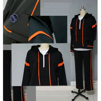 Ensemble Stars Tsukinaga Leo Cosplay Sportswear Knights Costume Virtual Idol Daily Clothing Unisex Hooded Hoodie Pants