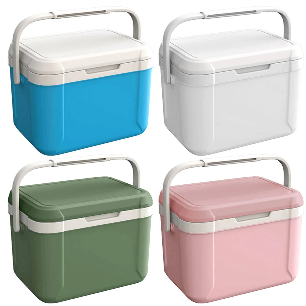 Outdoor Incubator Large Capacity Fresh-Keeping Incubator 5L Ice Bucket Portable Mini Fridge Camping BBQ Equipment