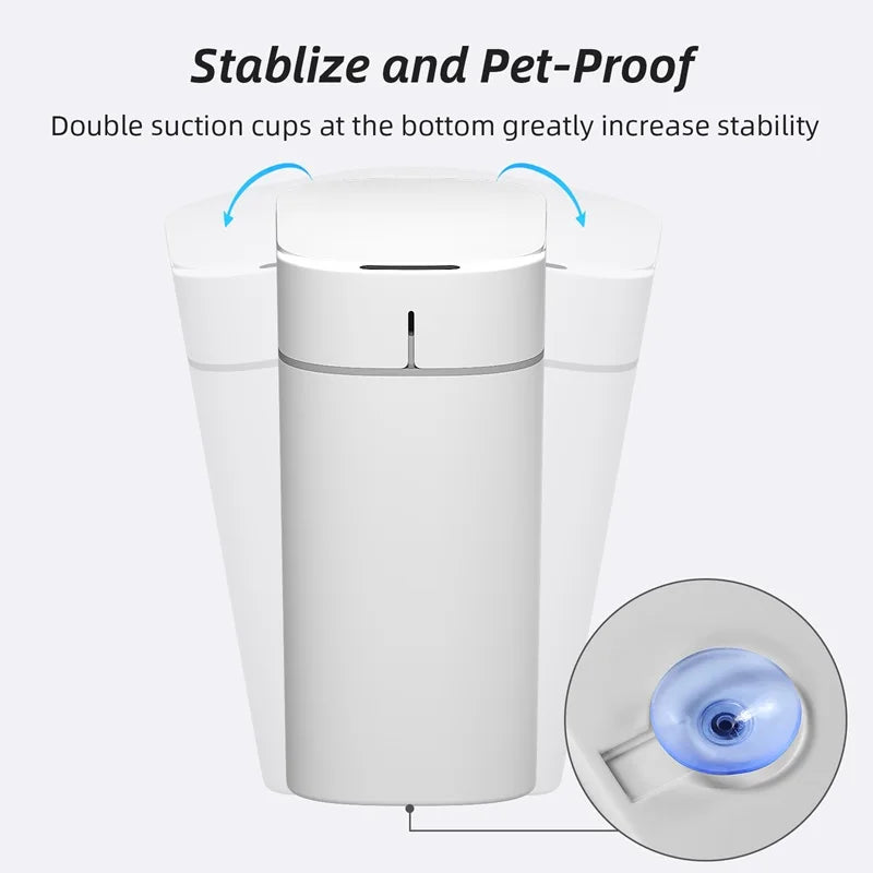 Joybos Smart Sensor Trash Can Home Electronic Trash Can Automatic Adsorption of Garbage Bags Kitchen Bathroom Living Room Supply