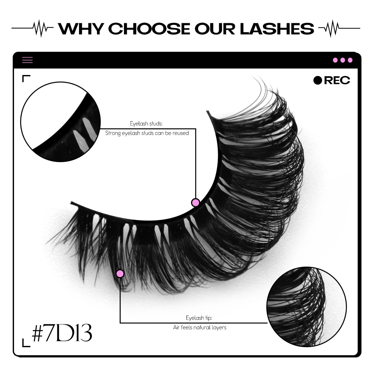 GROINNEYA 5 Pairs 3D Mink Lashes Russian Volume Fluffy Natural False Eyelashes Bulk Thick Dramatic Mink Eyelashes