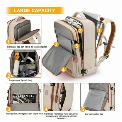 Travel Backpack Airplane Cabin For Women Men Laptop Anti-theft Business Easyjet Plane 45x30x20 Backpacks