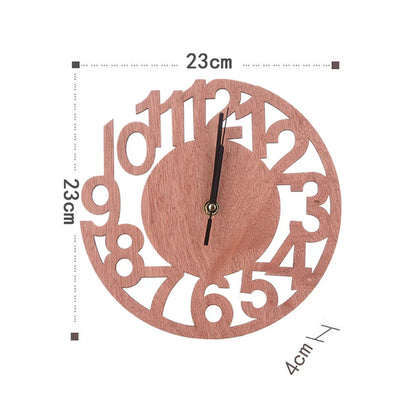 Silent Wall Clock Bird Decor 23cm Battery Operated Wall Clock Noiseless Quartz Wall Clock Decor For Porch Balcony Corridor