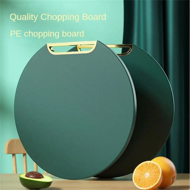 Chopping Board Anti-mildew Green Cutting Plate Household Cutting Board Anti-skid Round Kitchen Supplies Pe