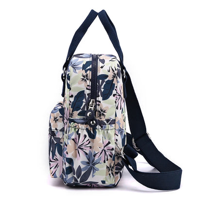 Fashion Floral Pattern Female Small Backpack Pretty Style Girls Shopping Backpack High Quality Fabric Daypack Backpack SAC